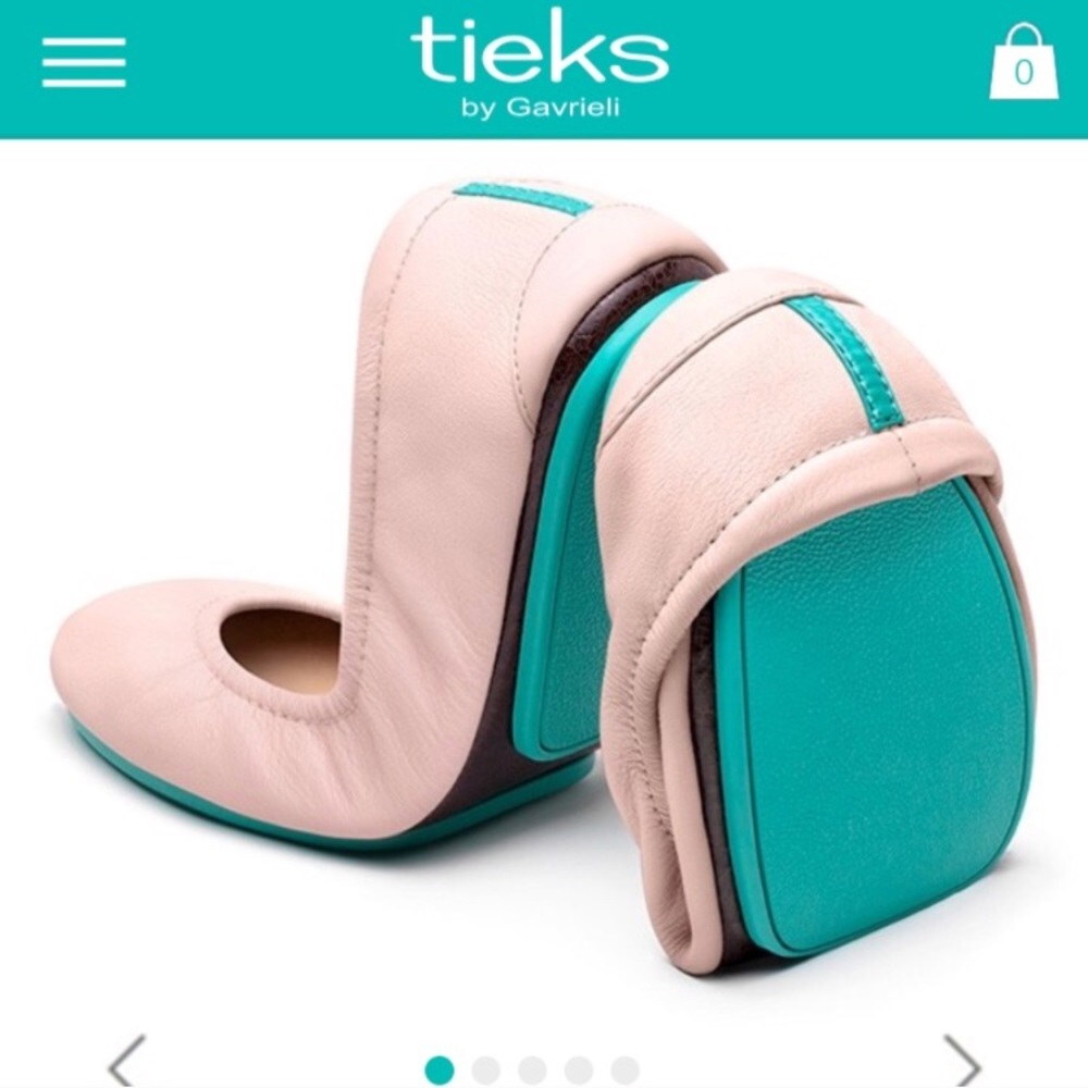 Teiks size 8 ballerinas. Worn twice.